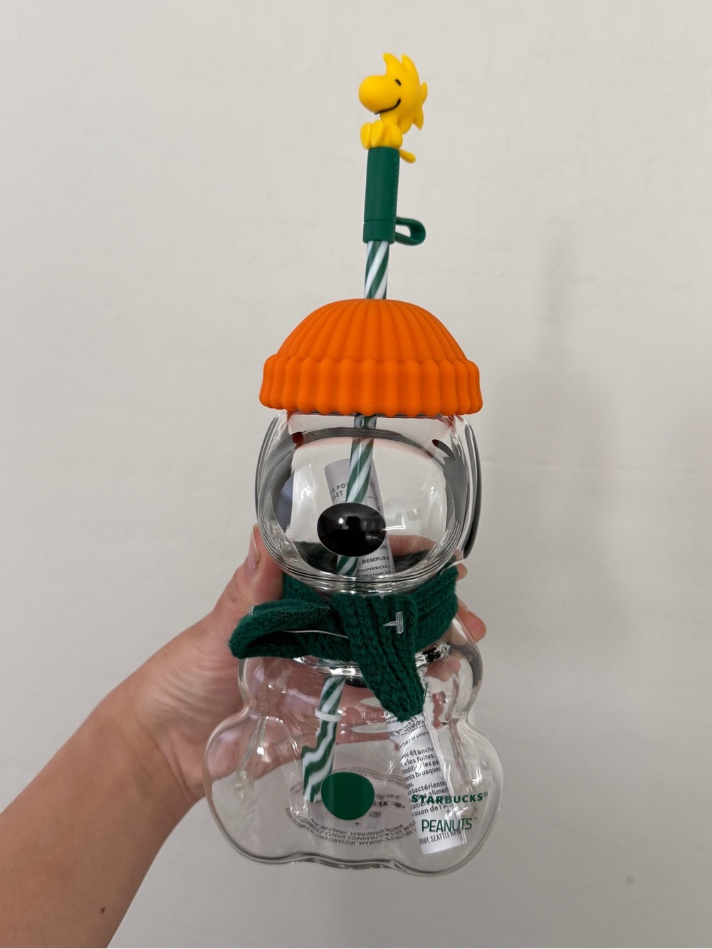 Peanuts™ + Starbucks® Snoopy Glass Tumbler